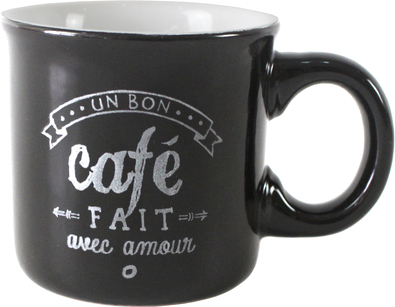 Чашка LIMITED EDITION Small Cafe 150 мл Чорна (JH6502-1)